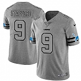 Nike Lions 9 Matthew Stafford 2019 Gray Gridiron Gray Vapor Untouchable Limited Jersey Dyin,baseball caps,new era cap wholesale,wholesale hats